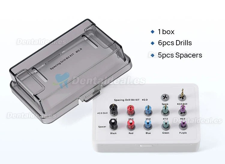 Kit Gu&iacute;a de Perforaci&oacute;n para Implantes Dentales con Brocas y Caja de Esterilizaci&oacute;n